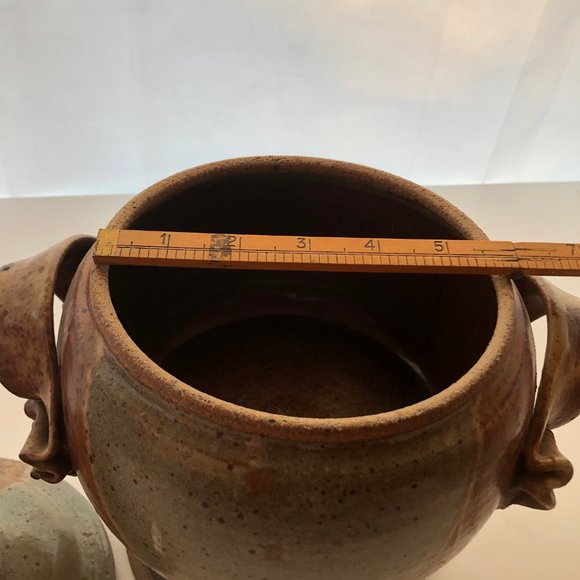 VINTAGE 70s STUDIO POTTERY LARGE SOUP TUREEN MCM - Picture 6 of 10